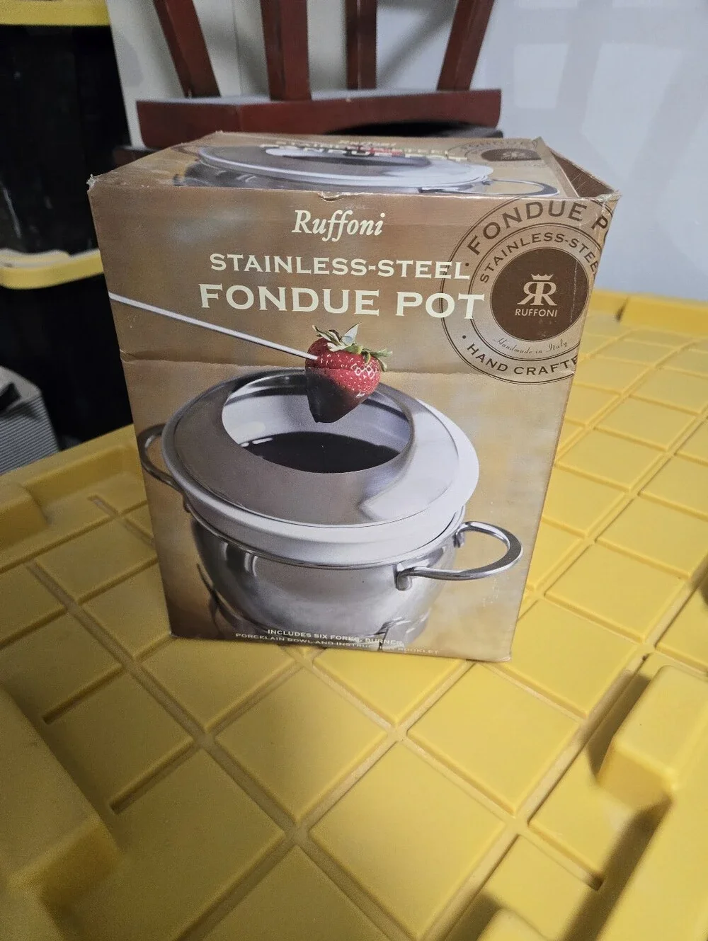 Ruffoni Stainless-Steel Fondue Pot - Silver